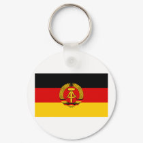 DDR German Democratic Republic Flag keychains