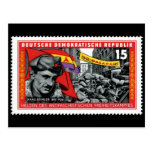 DDR stamp commemorating Hans Beimler Postcard