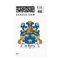 de Barry Family Crest Stamp