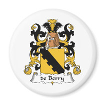 de Berry Family Crest magnets by coatsofarms de Berry Family Crest magnets