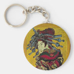 De Courtisane by Vincent van Gogh Key Chain