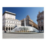 De Ferrari Square, Genoa, Italy Postcard