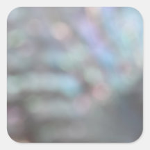 De-focussed Shell Picture. Square Sticker