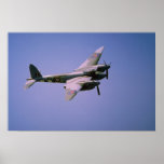 De Havilland DH-98 "Mosquito" T-3, in flight at Bo posters