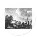DE KEET OOST en KAAI POORT te EDAM Stickers