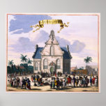 De KRUYS KERCK op BATAVIA posters