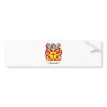 de la Cruz Coat of Arms Bumper Sticker