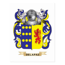 de la Paz Coat of Arms Postcards