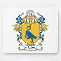 de Lange Family Crest mousepads
