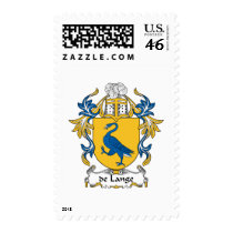 de Lange Family Crest postage