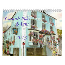De los "calendario de Cornualles Pubs y de los mes