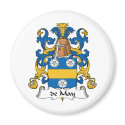 de May Family Crest magnets