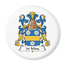 de May Family Crest magnets by coatsofarms de May Family Crest magnets