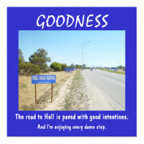 De-motivational Poster ~ GOODNESS posters