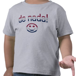 De Nada! America Flag Colors Tees