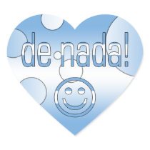 De Nada! Argentina Flag Colors Pop Art Stickers