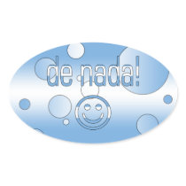 De Nada! Argentina Flag Colors Pop Art Stickers