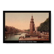 De Oude Schans, Amsterdam, Holland posters