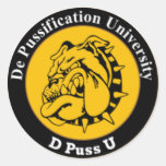 De Pussification University Official Sticker