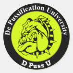 De Pussification University Official Sticker