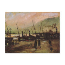 De Ruijterkade in Amsterdam, Vincent van Gogh Post Card
