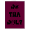 DE THA DOL? cards by mtaaaa DE THA DOL? cards