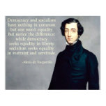 de Tocqueville Democracy and Socialism posters