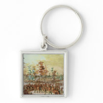 De Tonty Suing for Peace Keychain