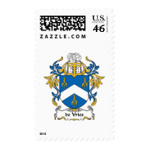 de Vries Family Crest postage by coatsofarms de Vries Family Crest postage