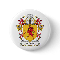 de Wit Family Crest buttons by coatsofarms de Wit Family Crest buttons