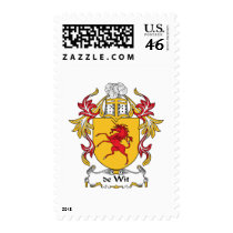 de Wit Family Crest postage by coatsofarms de Wit Family Crest postage