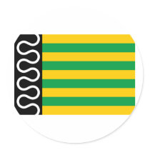 De Wolden, Netherlands Round Sticker
