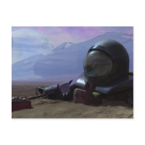 Dead Astronaut Postcard