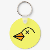 dead bird. keychains by animalhead dead bird. keychains