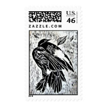 dead bird postage by PalomaPaloma dead bird postage