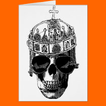 Dead Byzantine Emperor with sunglasses cards