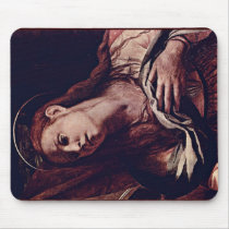 Dead Christ And Mary Magdalene  By Bronzino Angelo Mousepads