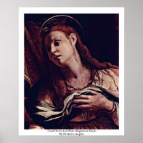 Dead Christ And Mary Magdalene  By Bronzino Angelo Posters