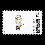 Dead End Deacon ~Colored postage