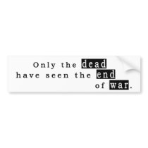 dead end war bumper stickers