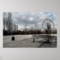 Dead Ferris Wheel Print