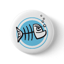 DEAD fish Pinback Button