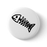 Dead Fish Skeleton Skull Bones Fossil buttons