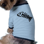 Dead Fish Skeleton Skull Bones Fossil Doggie Shirt