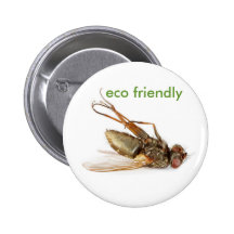 Dead fly - eco friendly buttons