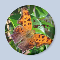 Dead Leaf Butterfly Magnet by MadLizzy Dead Leaf Butterfly Magnet