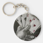 Dead Man's Hand Keychain