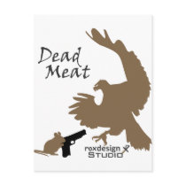 Dead Meat postcards