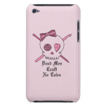 Dead Men Craft No Tales (Pink Background) iPod Touch Case-Mate Case