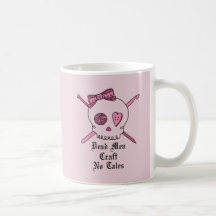 Dead Men Craft No Tales (Pink Background) Coffee Mugs